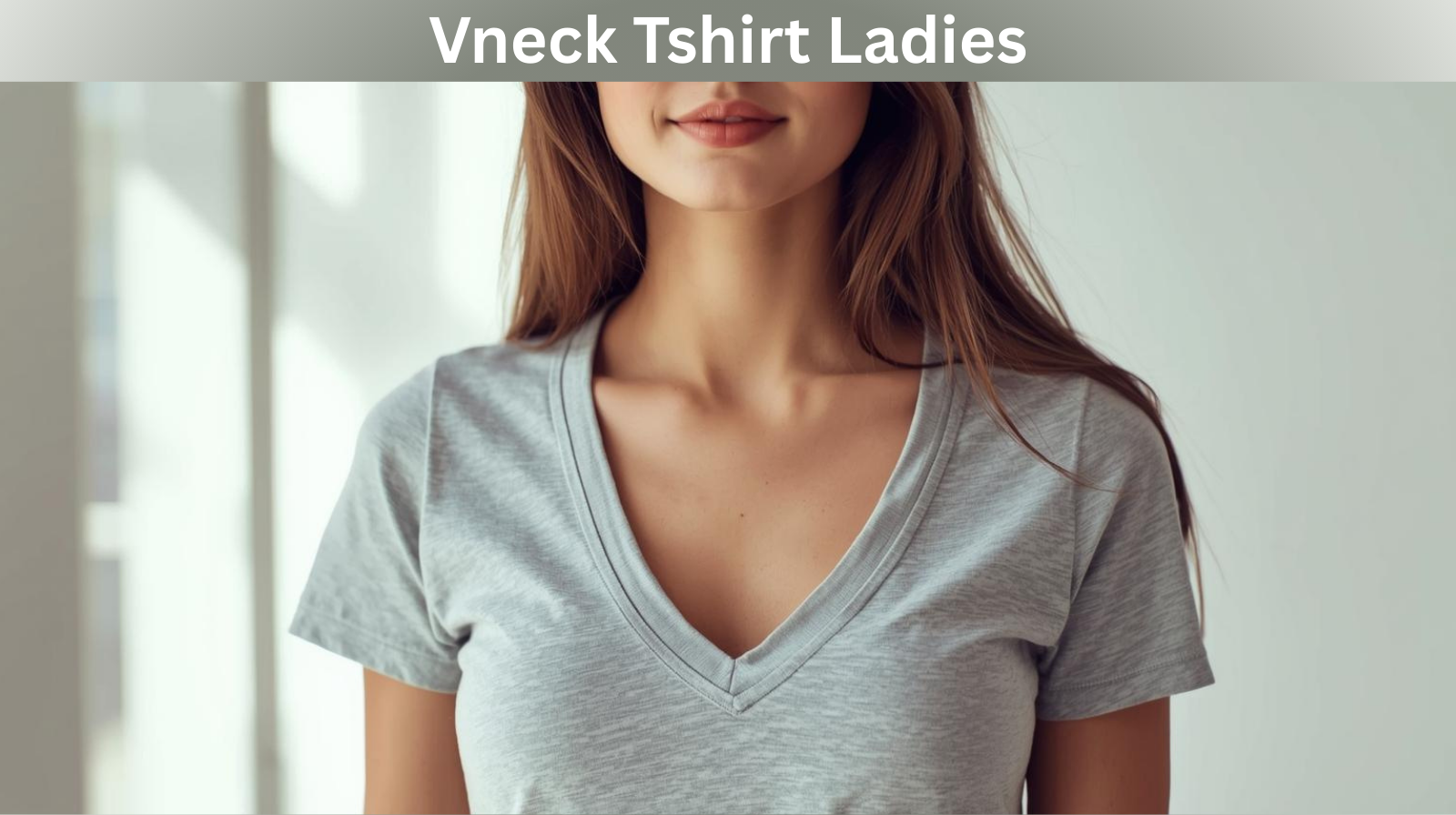 Vneck tshirt ladies